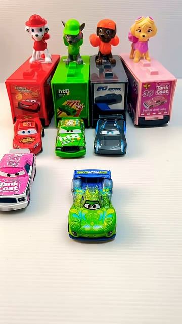 Залипательная распаковка игрушек: Disney Pixar Cars, Да-Нет и Молния МакКуин