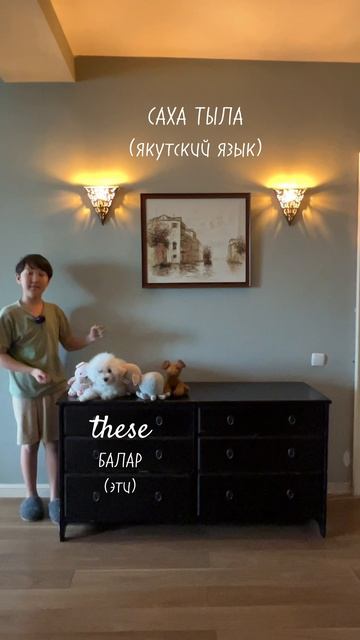 Бу-this, ол-that и олор-those