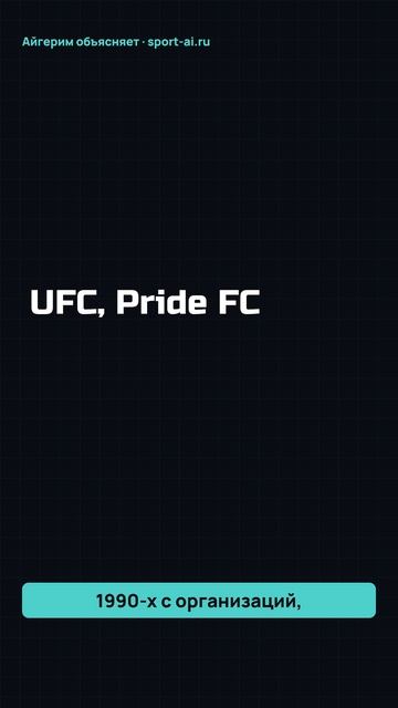 🎓 Айгерим объясняет: Что такое смешанные боевые искусства (MMA) — простое объяснение