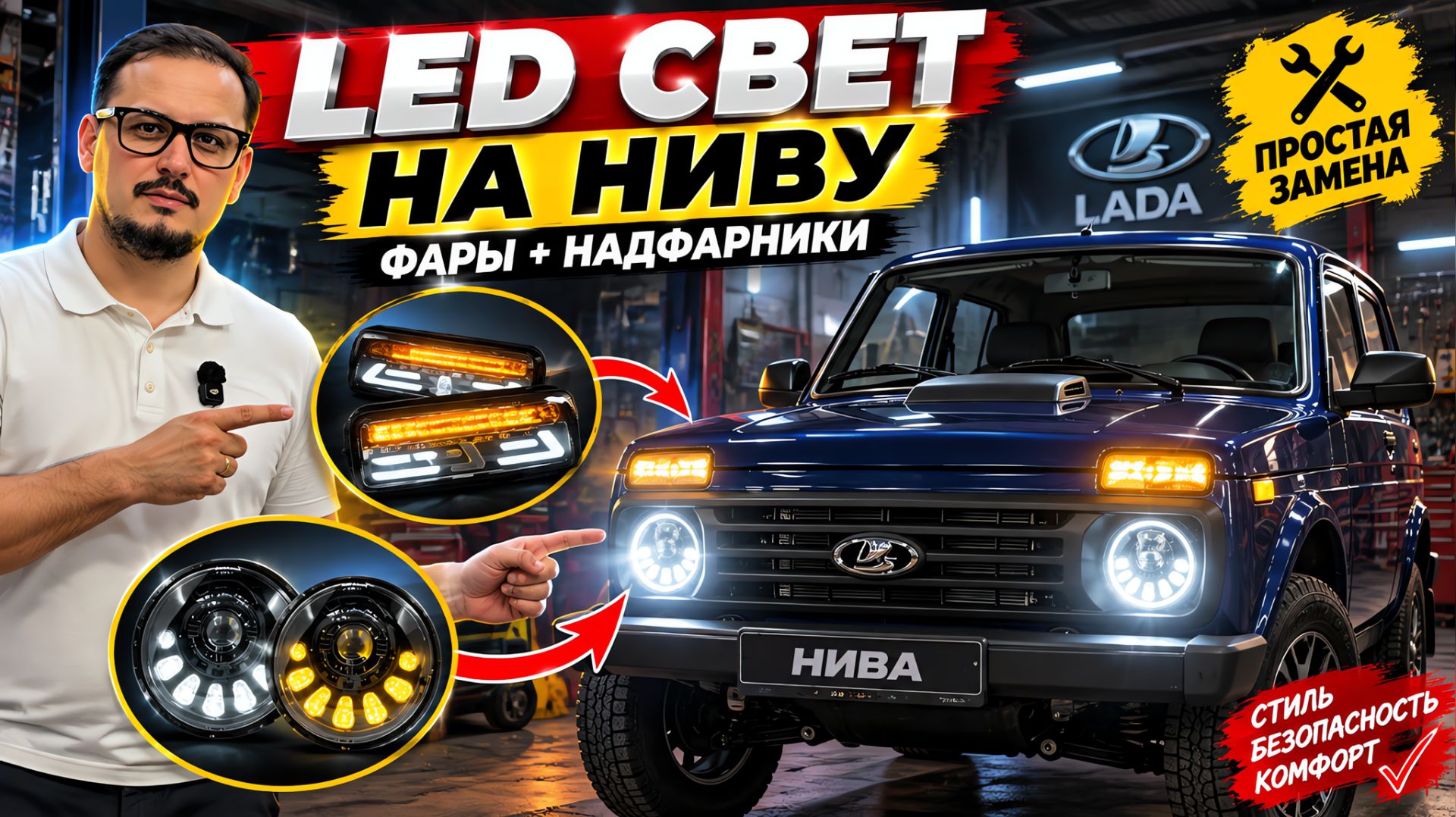 Тюнинг НИВЫ Легенд. 3 серия. Автосалон ММоторс г.Уфа. 8 927 236 57 37