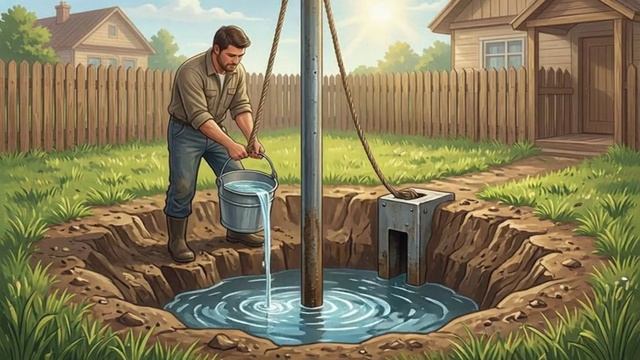 Колба для очистки воды из скважины своими руками