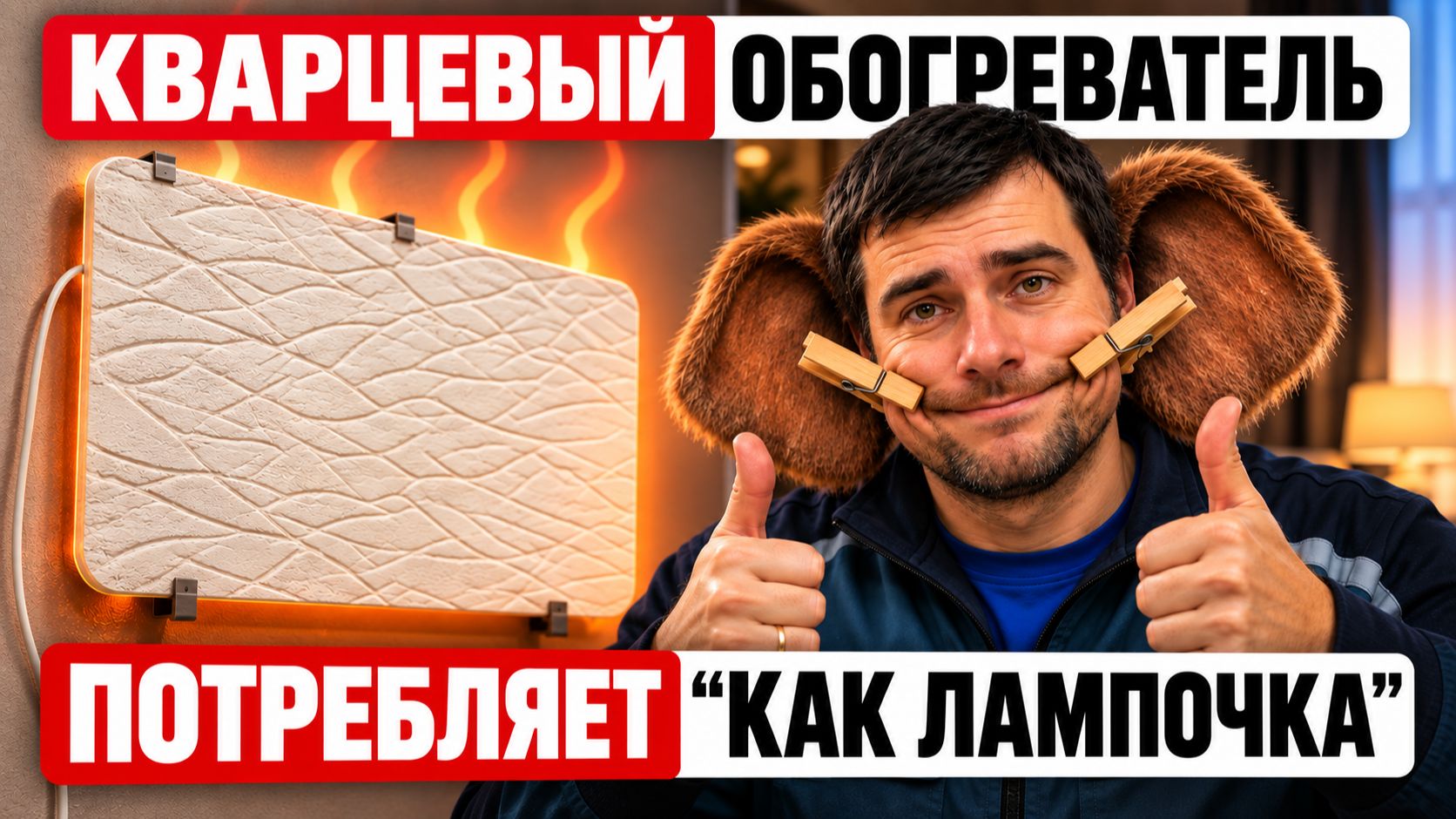 Кварцевый Обогреватель — Ловушка для МАМОНТА или Реально ДЕШЁВЫЙ Обогрев? / Плюсы и Минусы