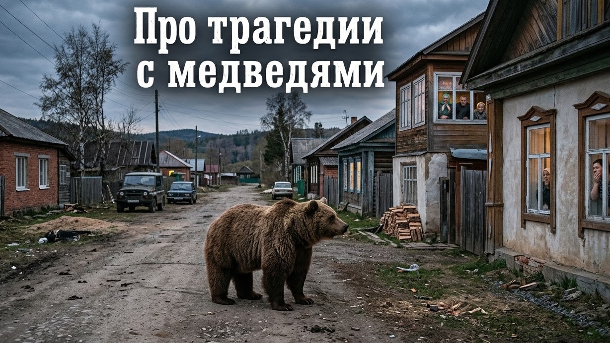 Про трагедии с медведями