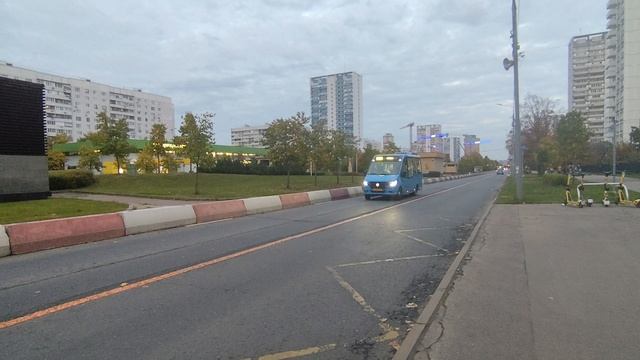 Маршрутка ГАЗ-А68R52 Газель City борт 191824 маршрут 1358