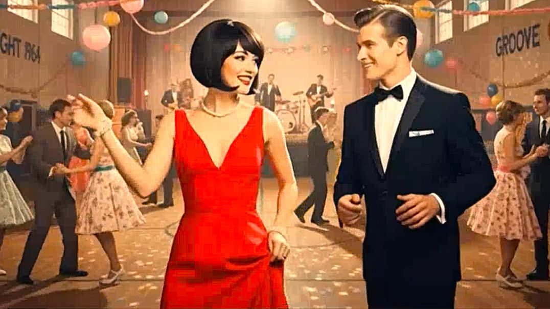 ИИ. Рокабилли 1960-х  Dance 'Til We're Free  Музыкальный клип  1960-х, вдохновлённый The Beatles