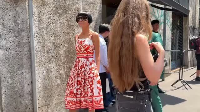 Мода. Милан. Уличная мода
