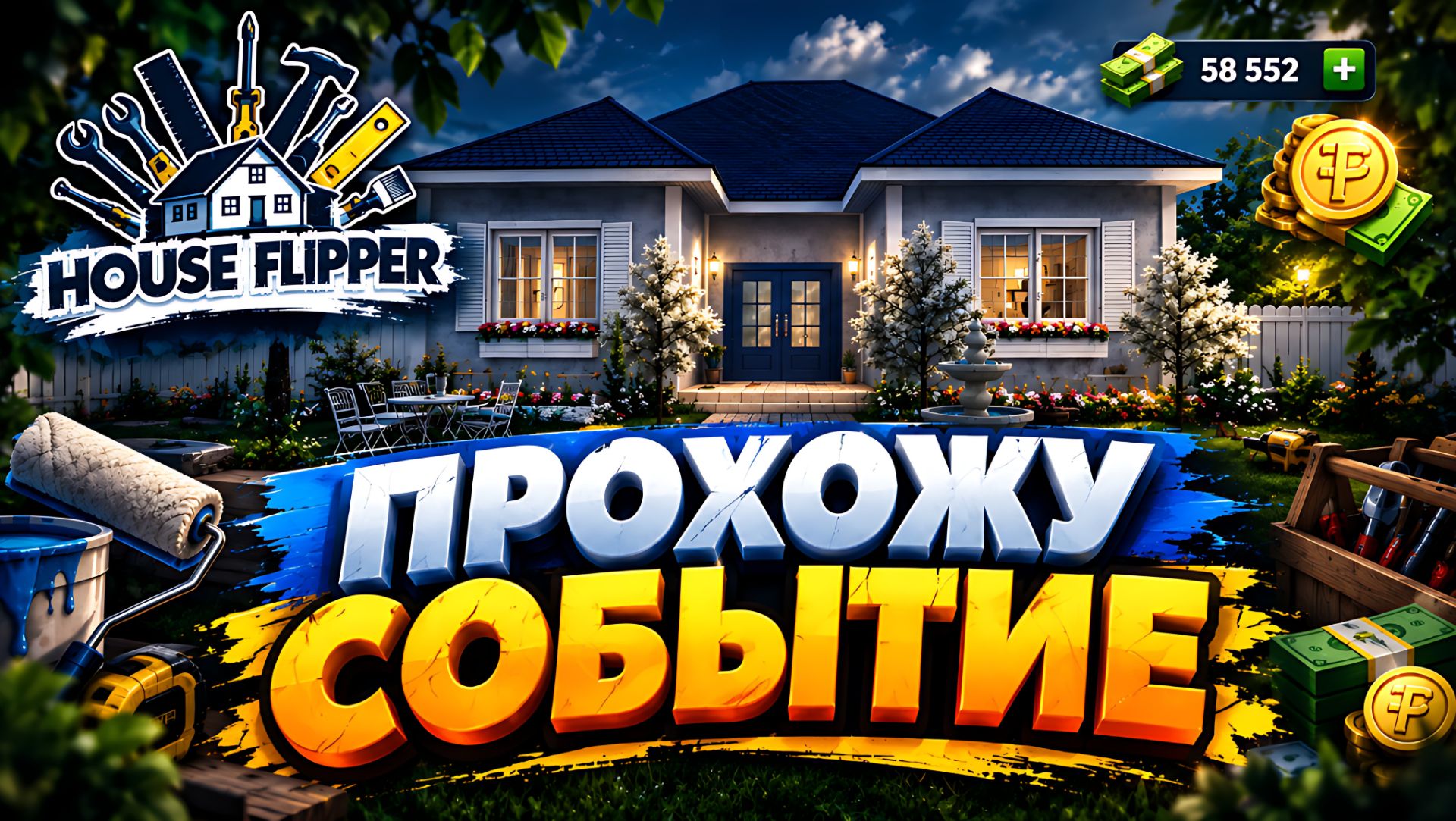 Прохождение событий в House Flipper