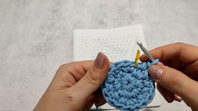 Самый ровный круг крючком.