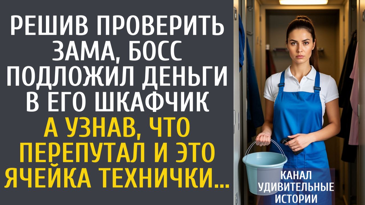 Истории из жизни: Решив проверить зама, босс подложил деньги в его шкафчик… А узнав, что перепутал…