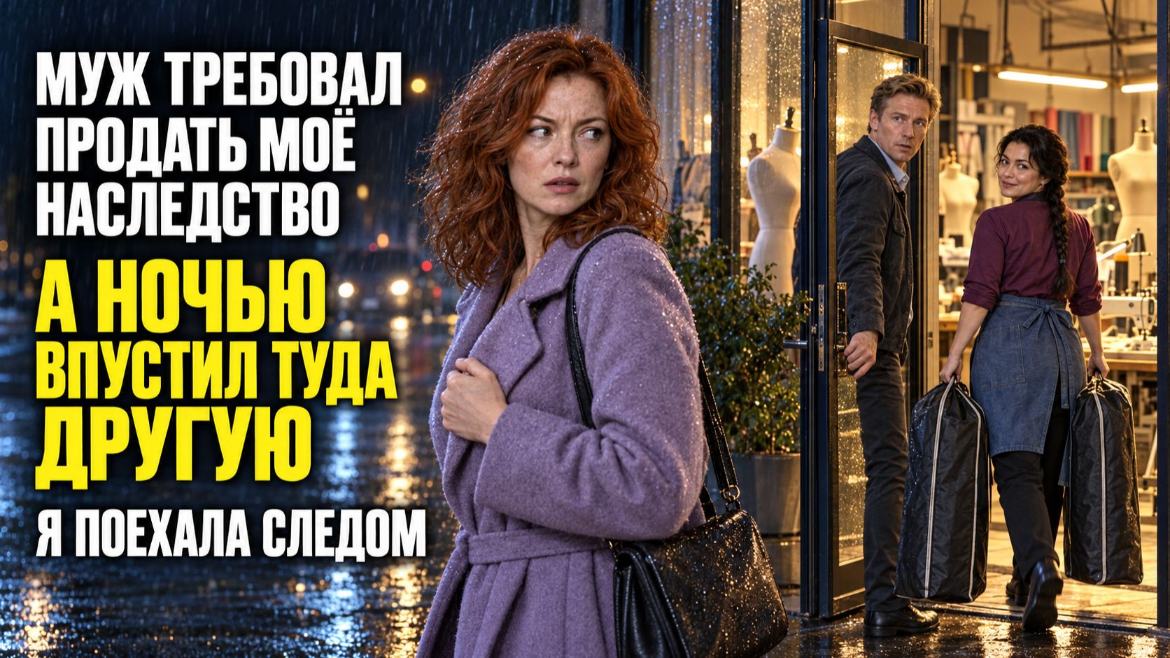 Муж требовал продать мою мастерскую. Ночью я увидела, кого он туда впустил