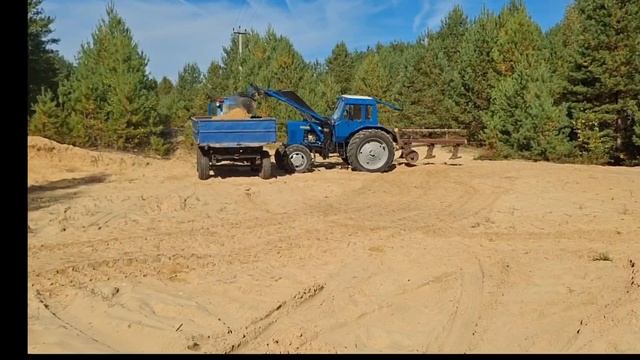 Пашем на МТЗ-82. Осень 2026