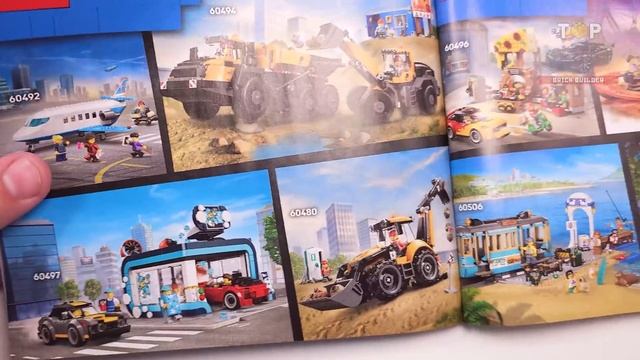 LEGO City Жёлтый экскаватор-погрузчик (60480) пошаговое руководство