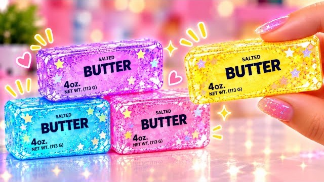I Made Viral Butter Squishy At Home And Tested Them All! ✨🌈💗 DIY
