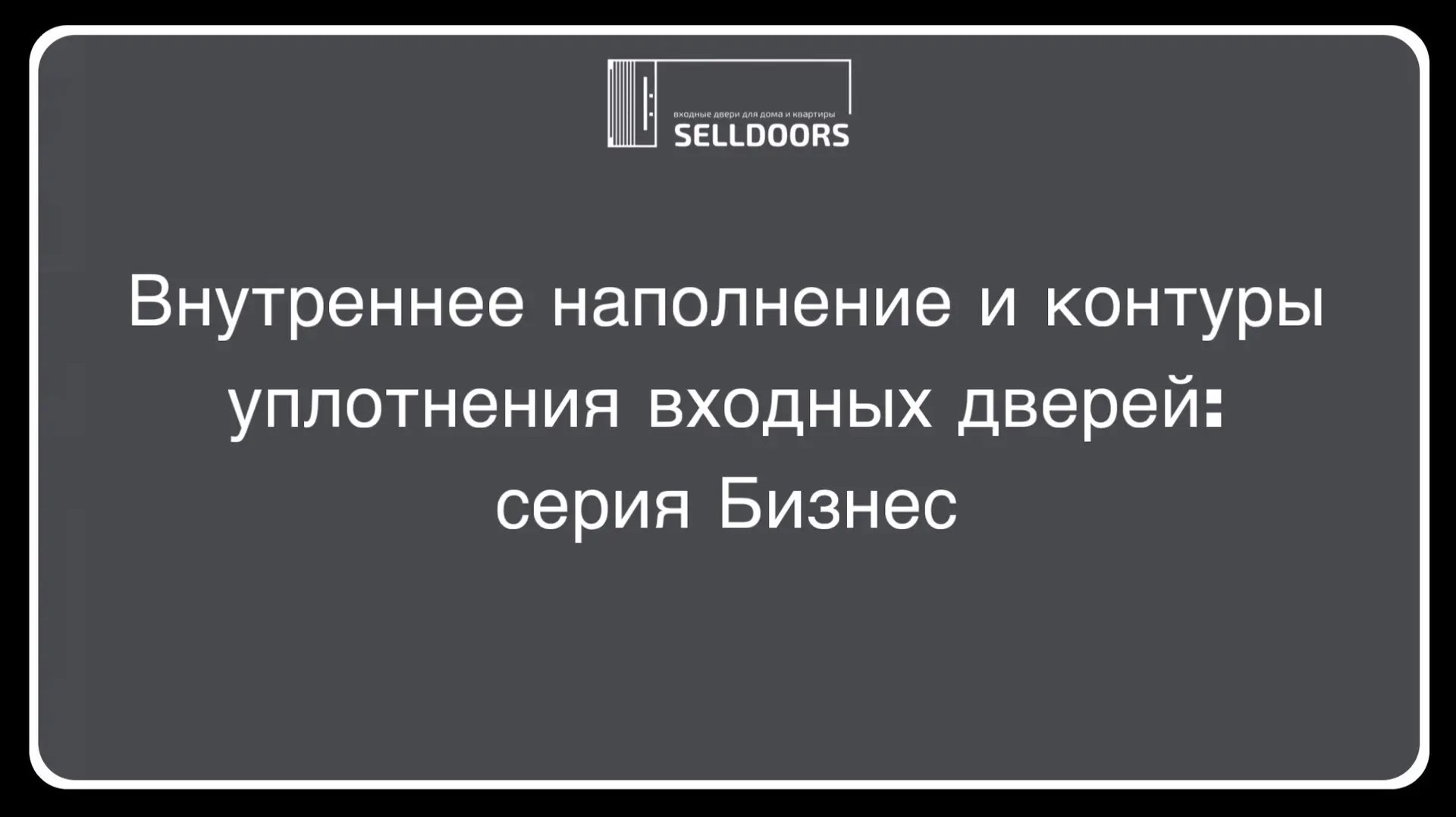 Внутреннее наполнение дверей серии Бизнес