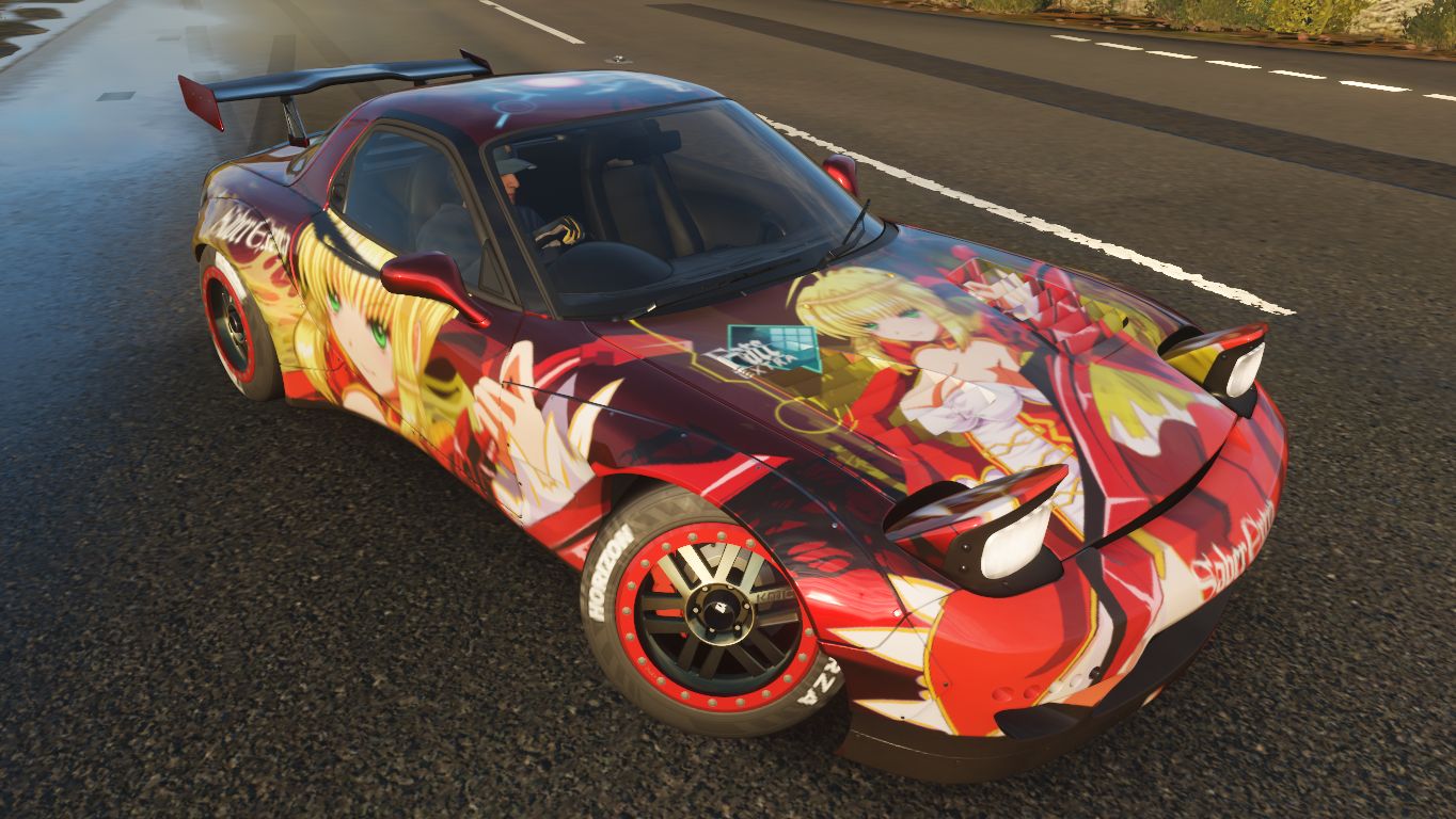 Суперспринт в Котсуолдс на Мазда RX7 в игре Форза Хорайзон 4