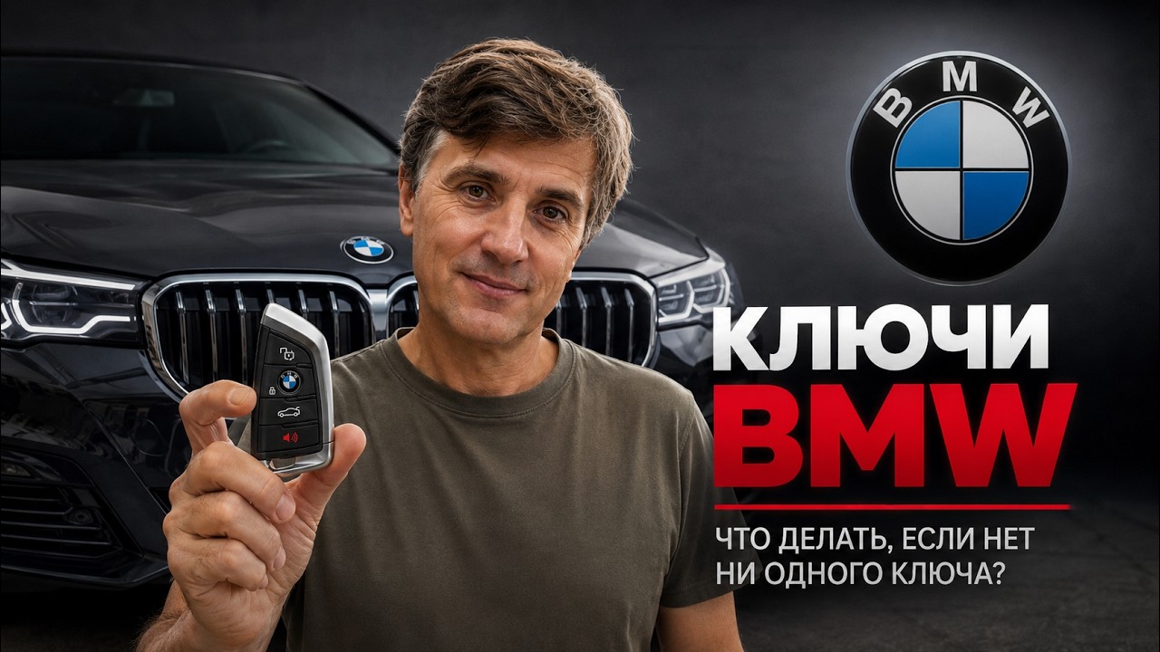 Потерял ключ BMW — что делать, если нет ни одного ключа?
