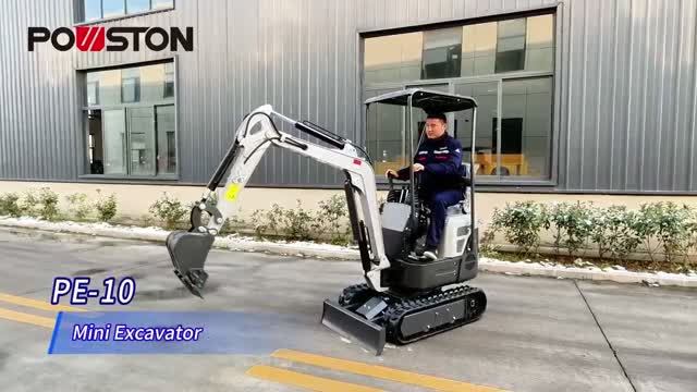 POWSTON PE-10 мини-экскаватор - видеообзор