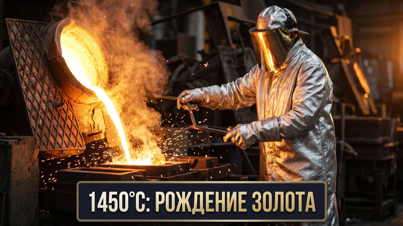Так рождается золото