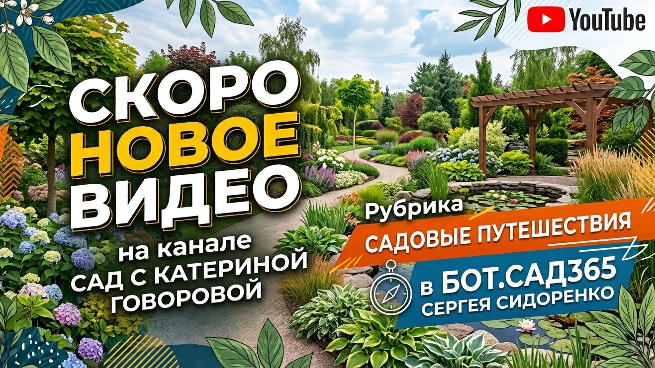 Скоро на канале новое садовое путешествие