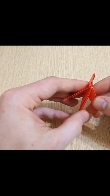 Бумажная звезда из одного листа бумаги
