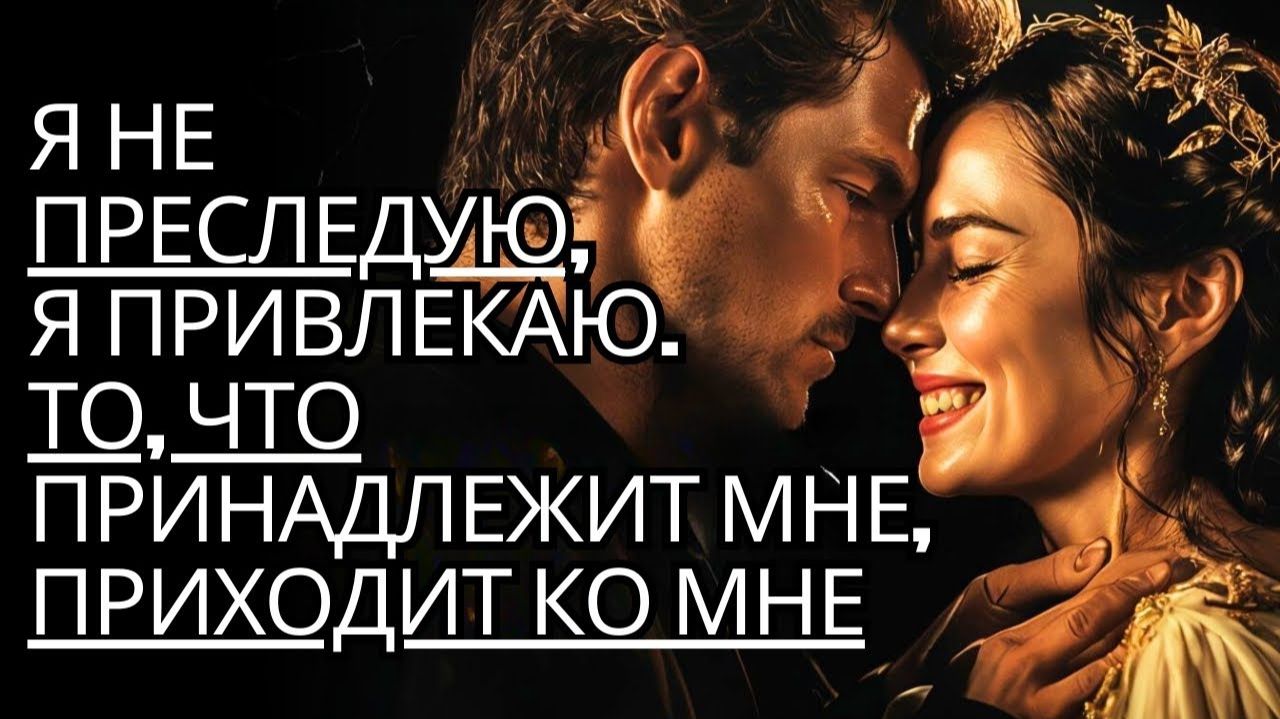 Не гонись, притягивай - то, что принадлежит тебе, просто тебя найдет