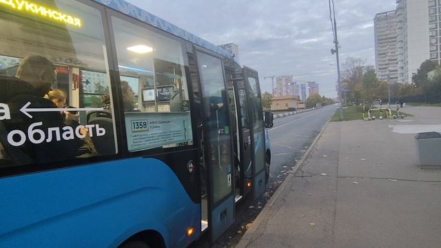 Маршрутка ГАЗ-А68R52 Газель City борт 193583 маршрут 1358