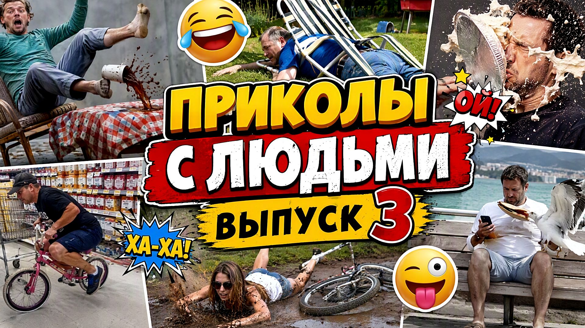 Смешные видео приколы:Приколы с людьми.Выпуск 3