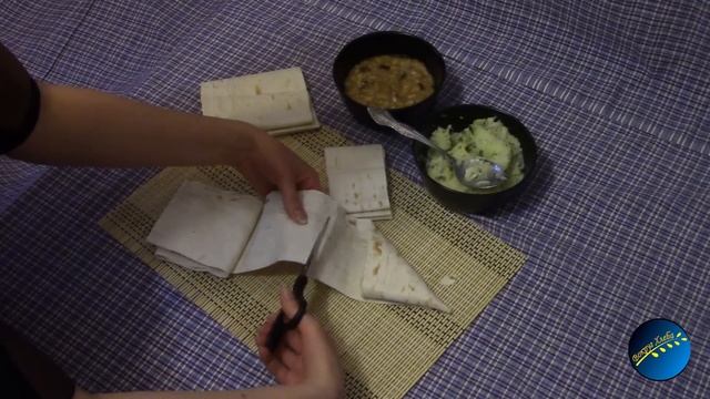 Пирожки из лаваша на скорую руку