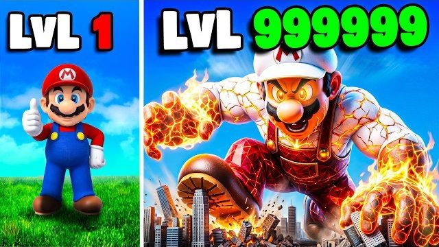 От 1-го до 1 000 000-го уровня Супер МАРИО в GTA 5