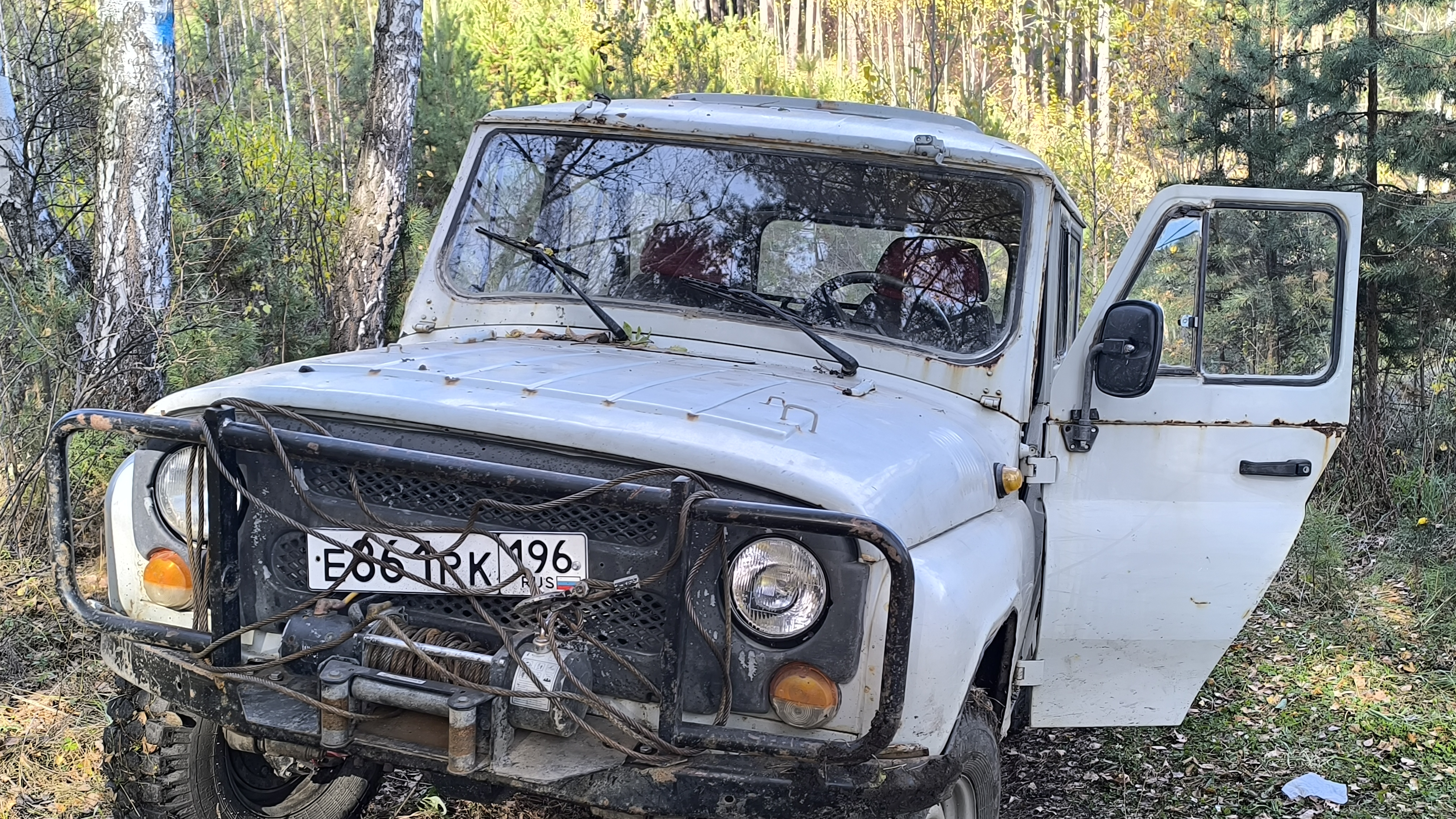 сел акб в лесу