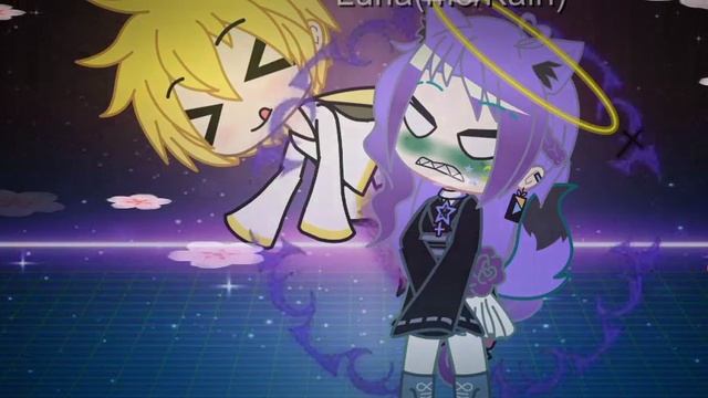 #Gacha Club  мужик пердит в лицо девушки срача!