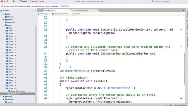 58 Post Processing Using Renderer Features