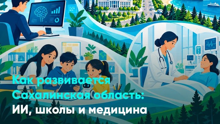 Как развивается Сахалинская область: ИИ, школы и медицина
