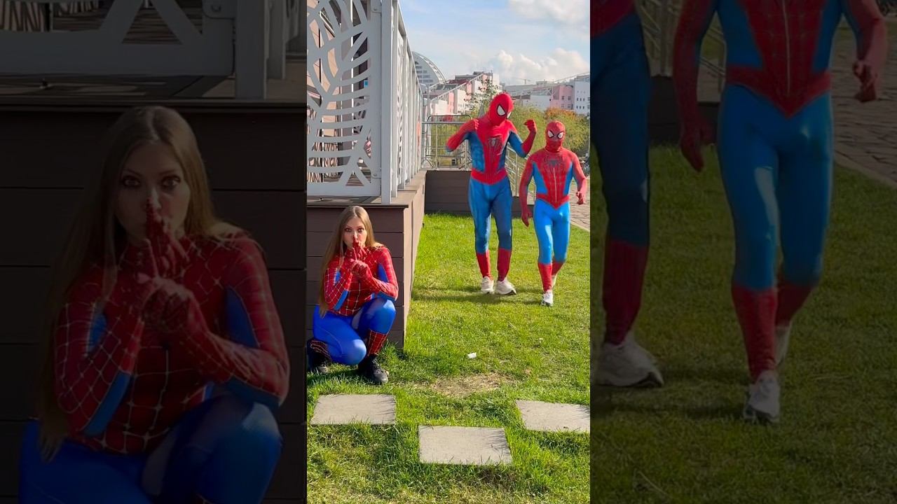 Spider-Girl Scared The Superheroes  #spiderman