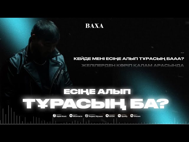 BAXA - ЕСІҢЕ АЛЫП ТҰРАСЫҢ БА? ( Lyric Video) 2024