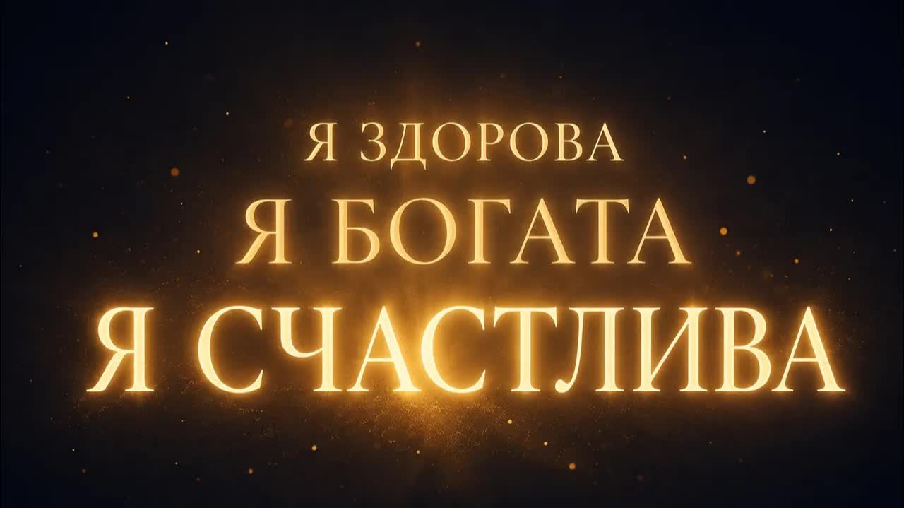 Я здорова · я богата · я успешна · я любима · 30 минут · 528 Hz