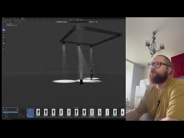 Источник обьемного света в Blender