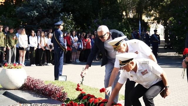 Курсанты АГТУ приняли участие в церемонии закладки капсулы памяти