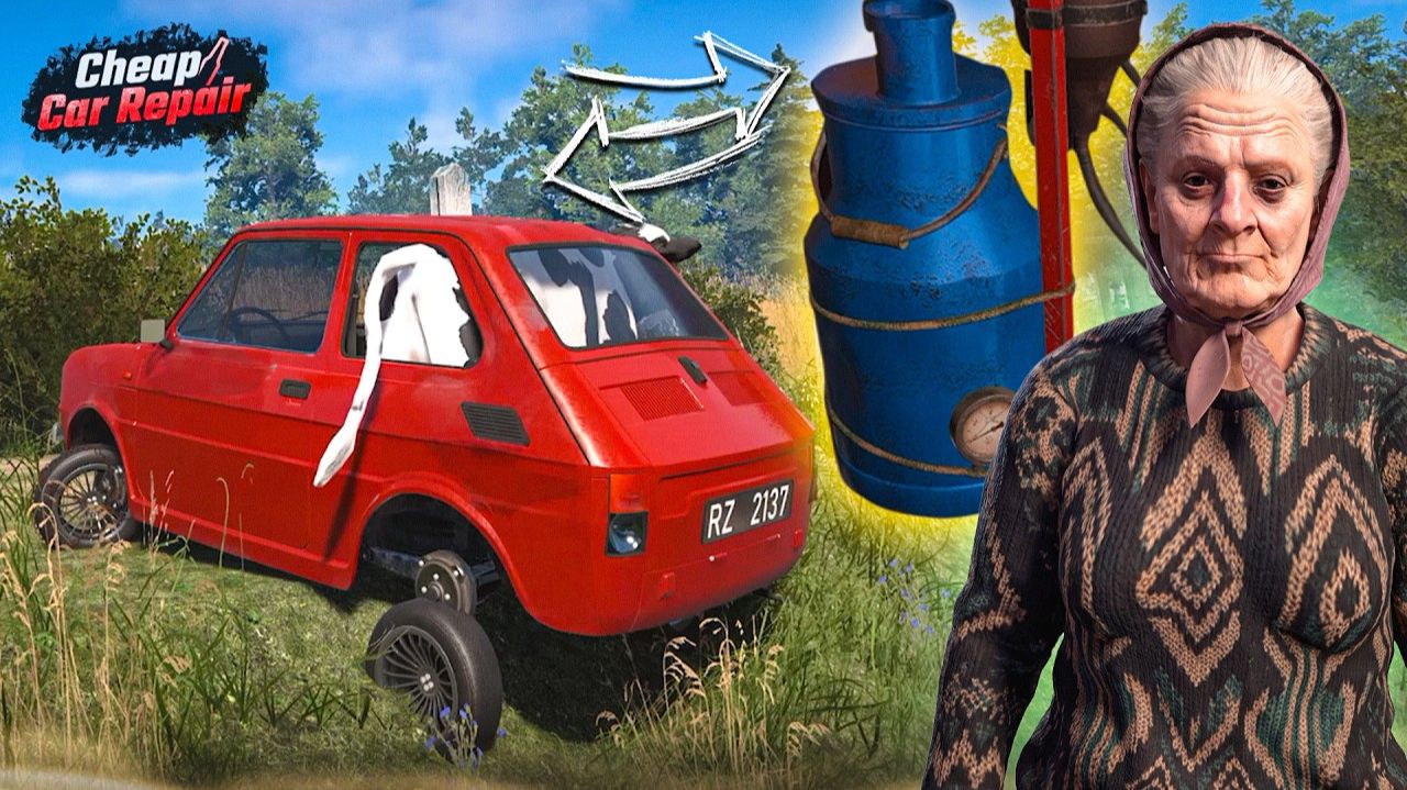 ВЫПИЛ САМОГОН И ЗАСТРЯЛ ПЬЯНЫЙ В ПОЛЕ! В ПОИСКЕ КОРОВ! (Car Cheap Repair #13)