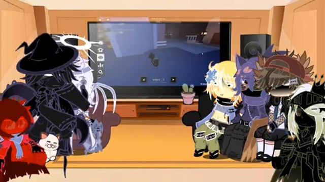 ♡/X2/Forsaken Reacts To 1x1x1x1🐊and🍗Shedletsky/🇷🇺/🇬🇧/♡