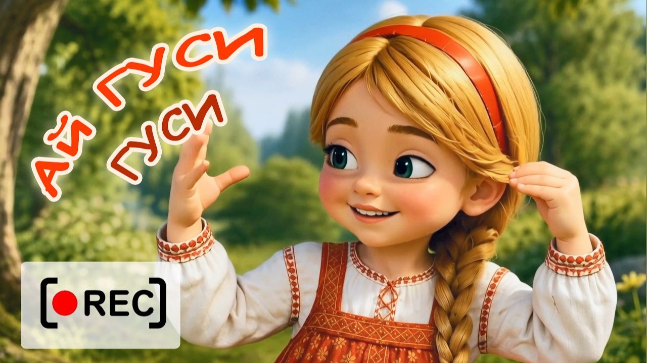 АЙ ГУСИ-ГУСИ Русские потешки. Мульт-песенка 👐 Наше всё [rec]