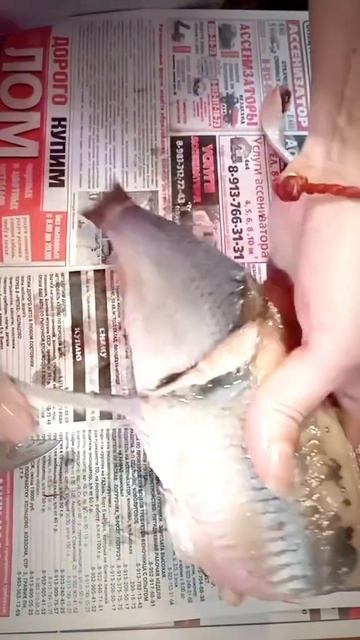 Идеальная разделка селедки за 1 минуту! 🐟🔪