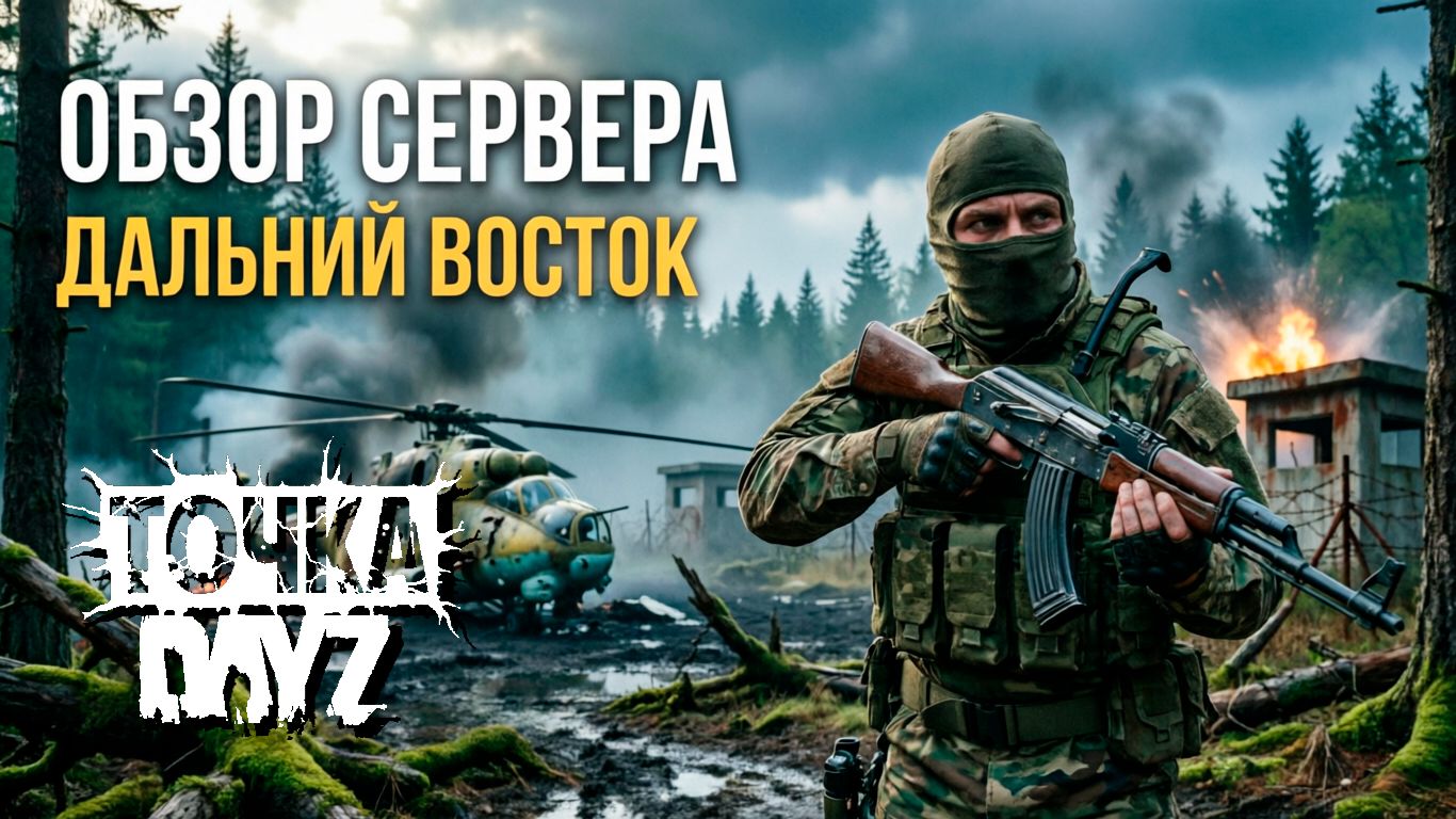 Обзор сервера DayZ ТОЧКА для Камчатского края – выживание, поезда, античит #youtube #dayz