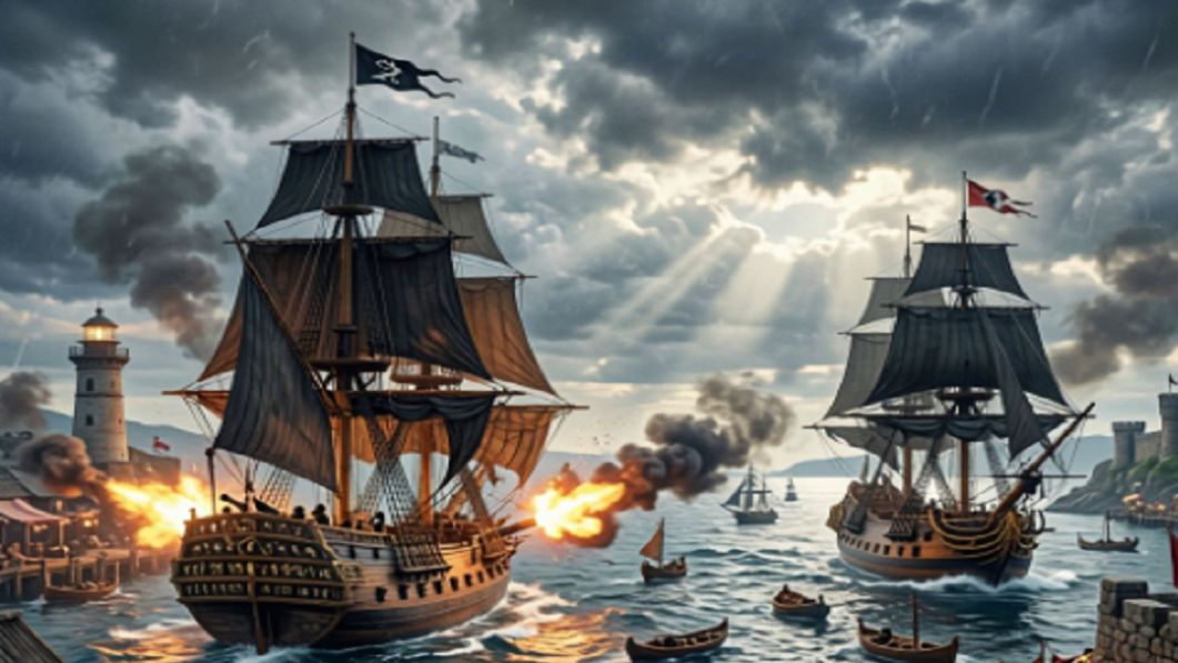 World Of Sea Battle-Защита порта
