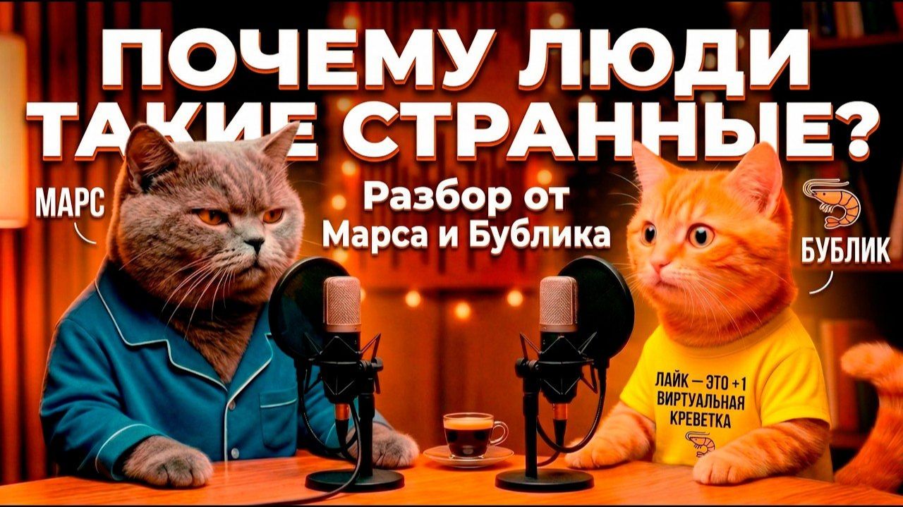 😻 ПОЧЕМУ ЛЮДИ ТАКИЕ СТРАННЫЕ? Разбор от Марса и Бублика.
