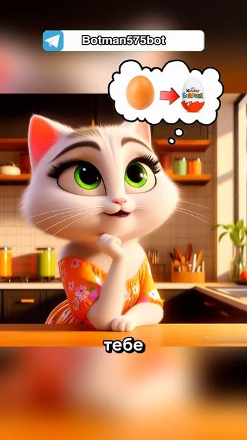 Мама подшутила над котенком в нейросети #dalle3 #aiart #cats #chatgpt #нейросеть #кот #юмор #ии