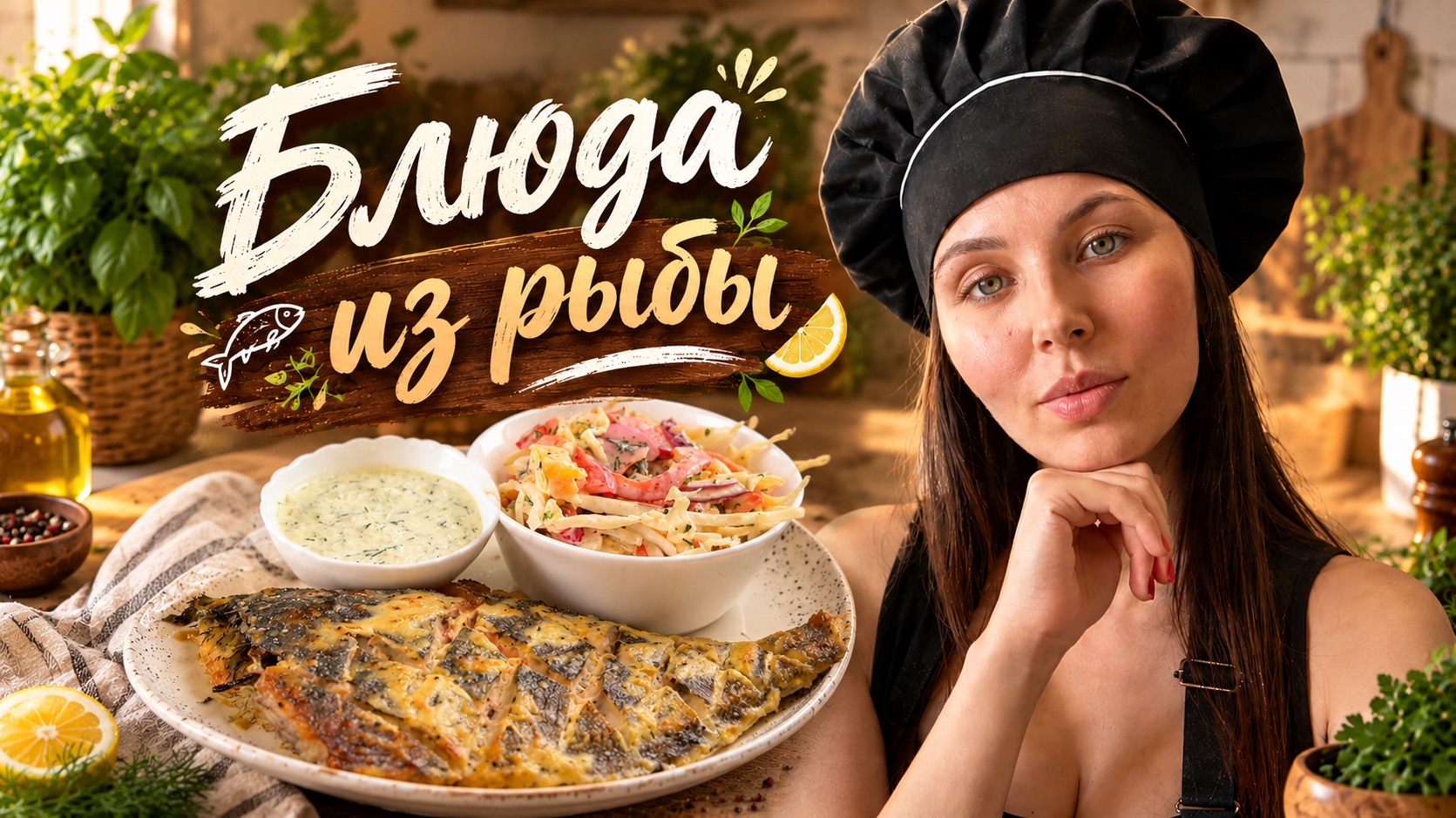 Блюда из рыбы и морепродуктов. Три простых рецепта