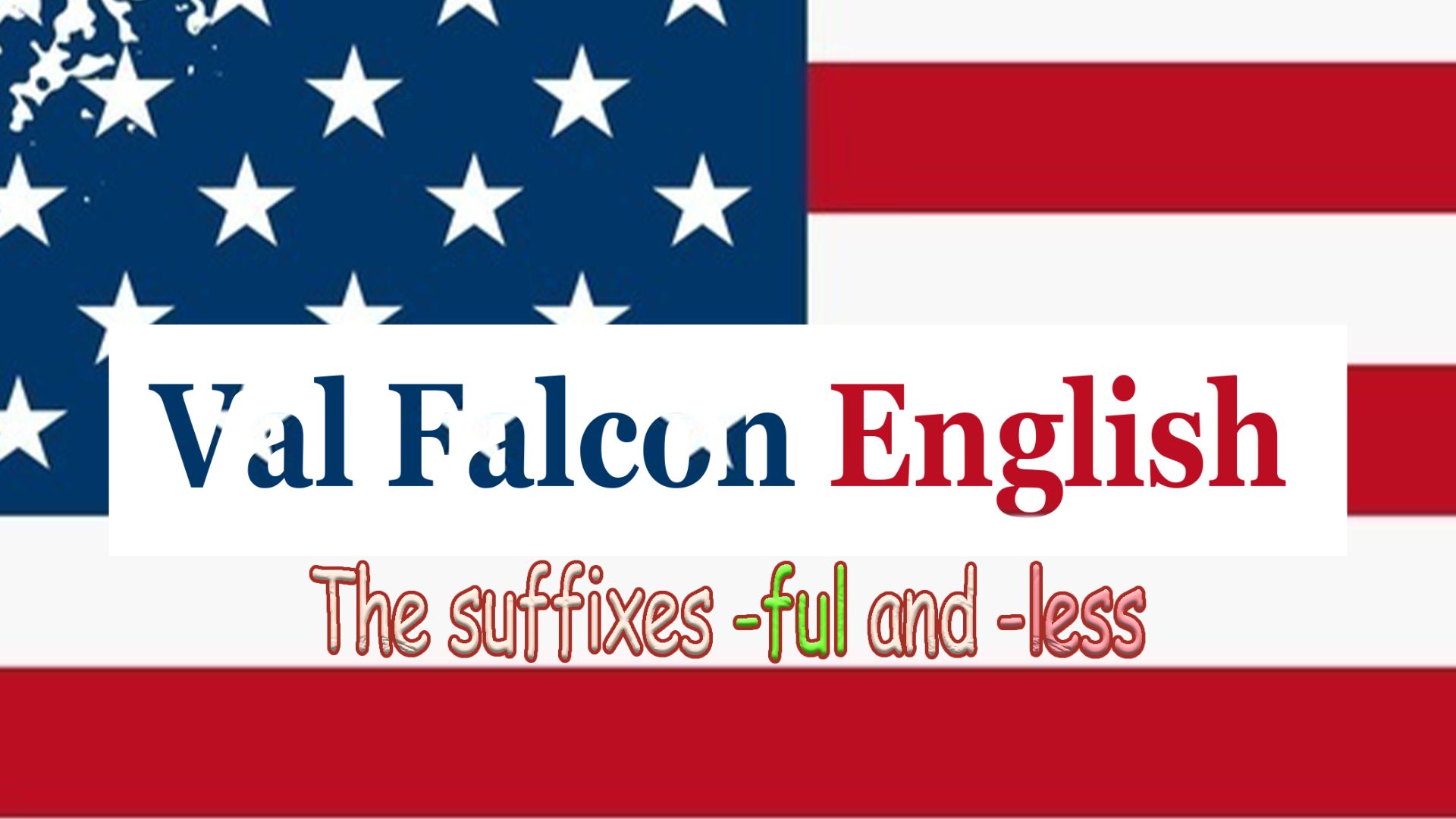 Урок английского для детей - English Lesson For Kids - групповой урок The Suffixes -ful And -less