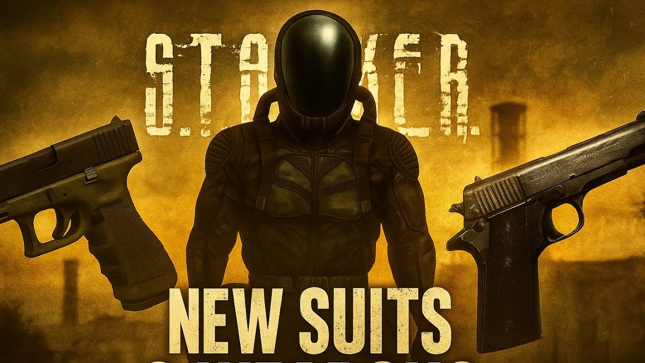 ❤️🔥 STALKER: Pocket Anomaly — ВСЕ костюмы Сева и анимации пистолетов! #STALKER #MinecraftPE #MCPE
