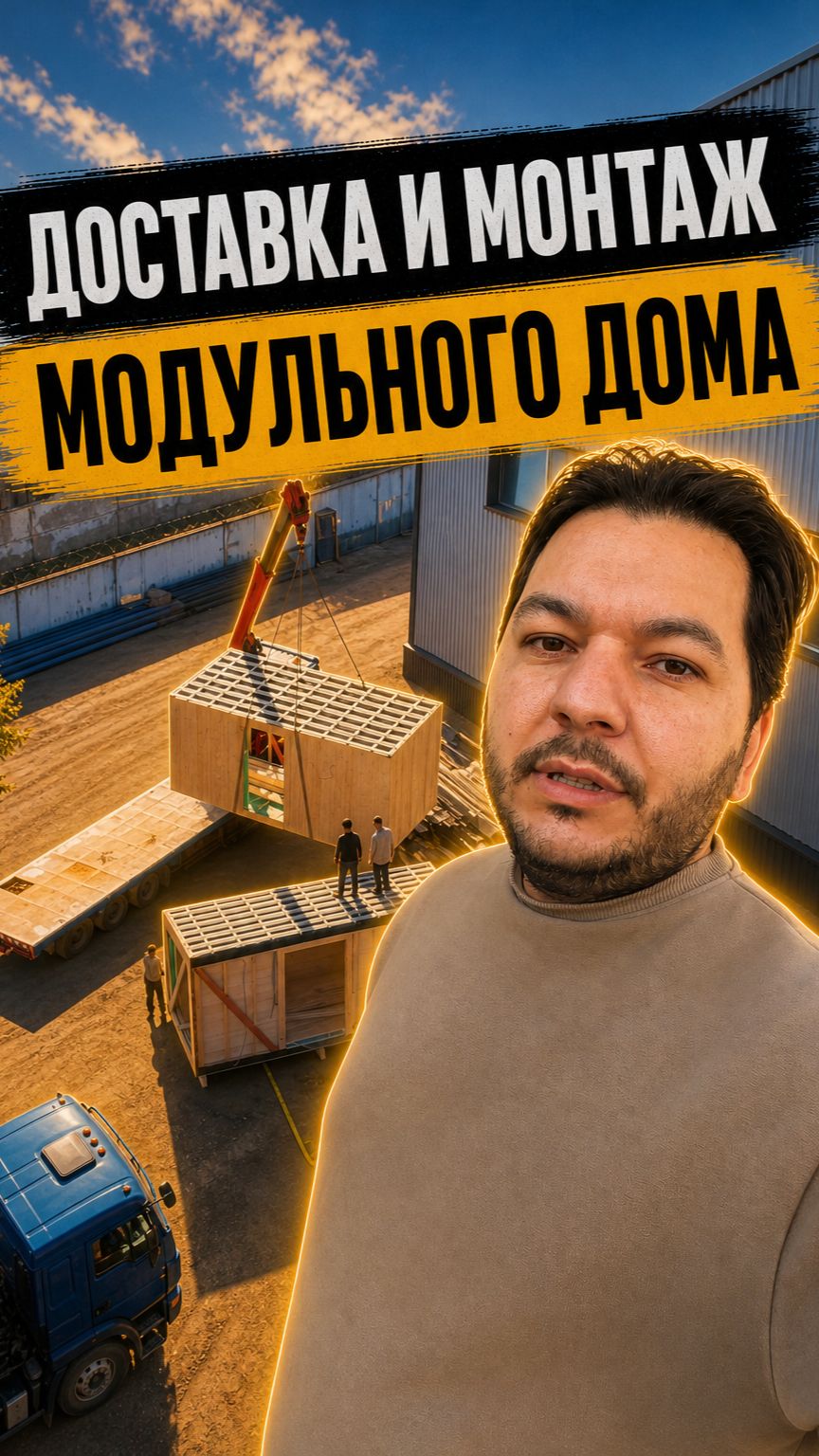 Доставка и сборка модульного дома